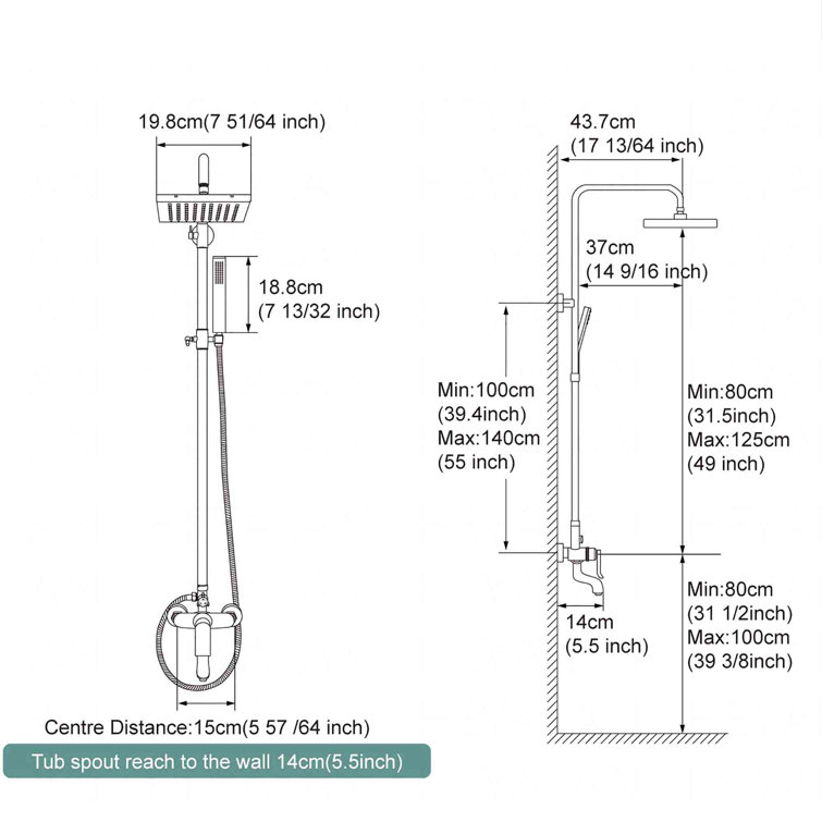 MORLOD Outdoor Showers Wayfair Canada